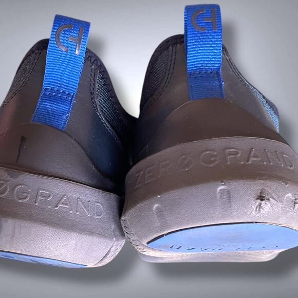 Men's High Tech COLE HAAN Generation Zerogrand Stitchlite WR Navy Hiking Shoes - Picture 6 of 14